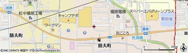 奈良県橿原市膳夫町554周辺の地図