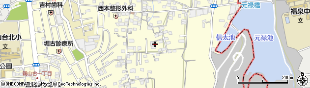 大阪府和泉市上代町187周辺の地図