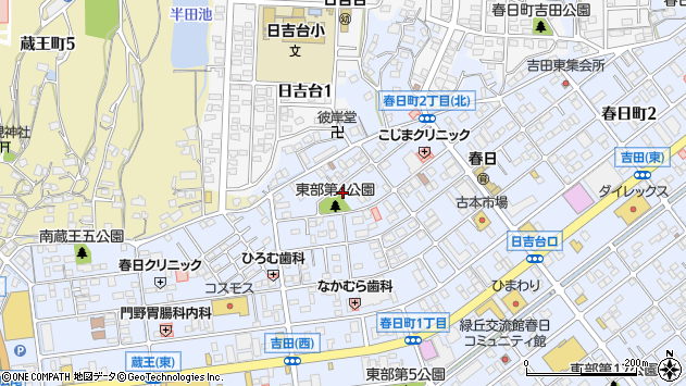 〒721-0907 広島県福山市春日町の地図