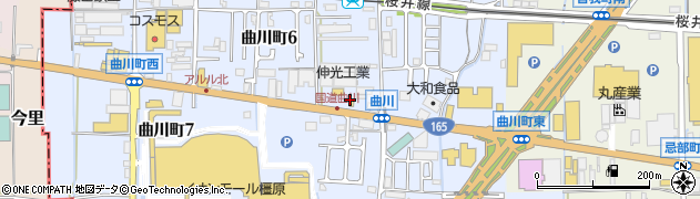 なか卯曲川店周辺の地図