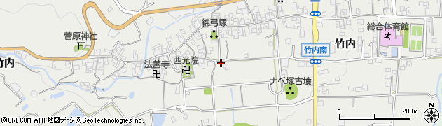 奈良県葛城市竹内2098周辺の地図