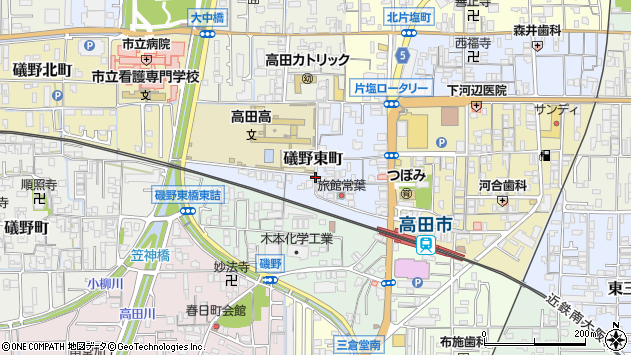〒635-0061 奈良県大和高田市礒野東町の地図