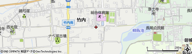 奈良県葛城市竹内770周辺の地図