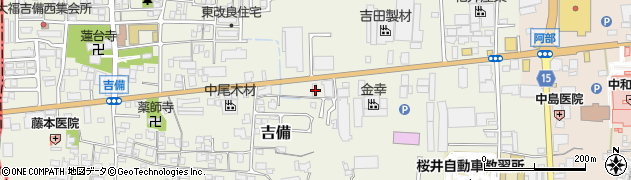 奈良県桜井市吉備546周辺の地図