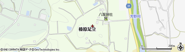 奈良県宇陀市榛原足立201周辺の地図