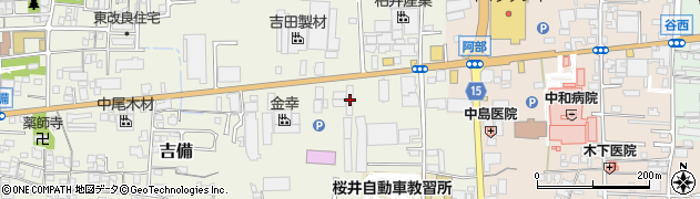 奈良県桜井市吉備561周辺の地図