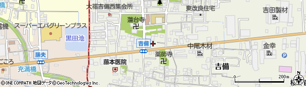 奈良県桜井市吉備469周辺の地図