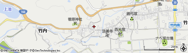 奈良県葛城市竹内465周辺の地図