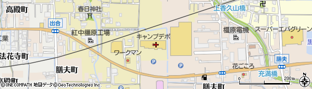 奈良県橿原市出合町9周辺の地図