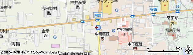 奈良県桜井市阿部421周辺の地図