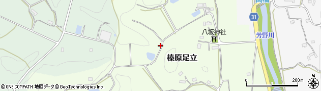 奈良県宇陀市榛原足立405周辺の地図