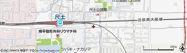奈良県葛城市尺土220周辺の地図