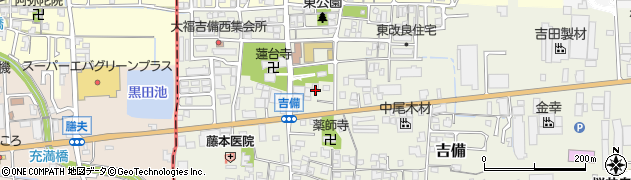 奈良県桜井市吉備475周辺の地図