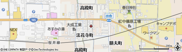 奈良県橿原市法花寺町94周辺の地図