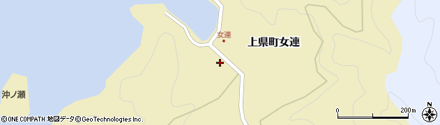 長崎県対馬市上県町女連95周辺の地図