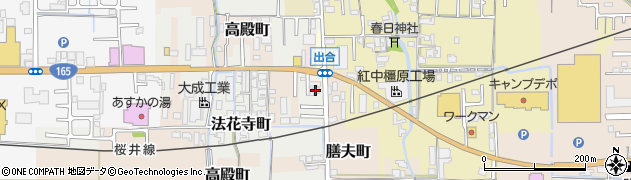 奈良県橿原市法花寺町85周辺の地図