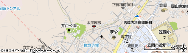 金昆羅宮周辺の地図