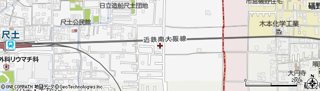奈良県葛城市尺土130周辺の地図
