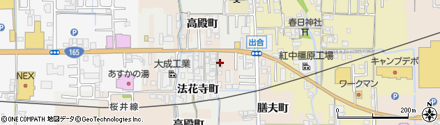 奈良県橿原市高殿町567周辺の地図
