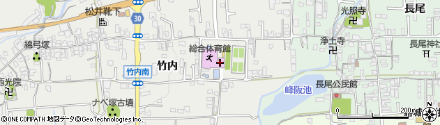 奈良県葛城市竹内693周辺の地図