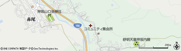 奈良県桜井市忍阪周辺の地図