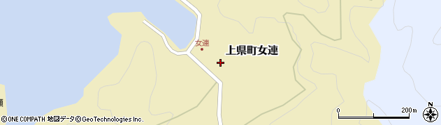 長崎県対馬市上県町女連55周辺の地図