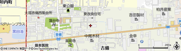奈良県桜井市吉備515周辺の地図
