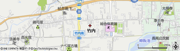 奈良県葛城市竹内680周辺の地図