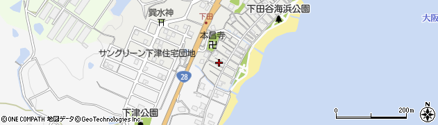 兵庫県淡路市下田118周辺の地図