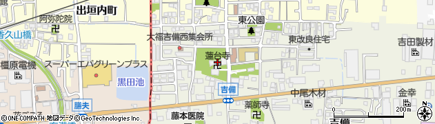 蓮臺寺周辺の地図