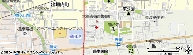 奈良県桜井市吉備444周辺の地図