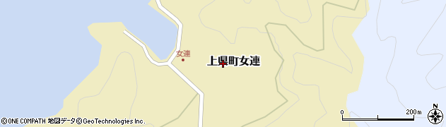 長崎県対馬市上県町女連37周辺の地図