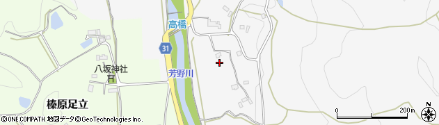 奈良県宇陀市榛原上井足349周辺の地図