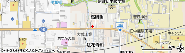 奈良県橿原市法花寺町65周辺の地図