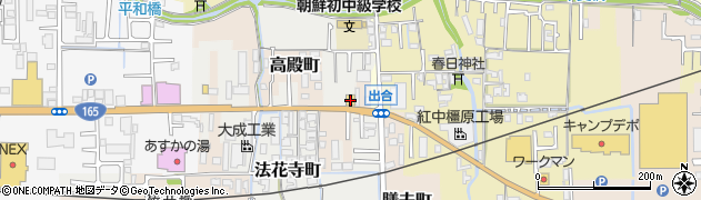 奈良県橿原市法花寺町82周辺の地図