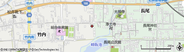 奈良県葛城市竹内717周辺の地図