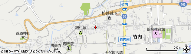 奈良県葛城市竹内422周辺の地図