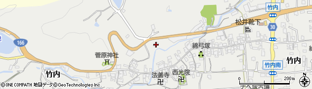 奈良県葛城市竹内73周辺の地図