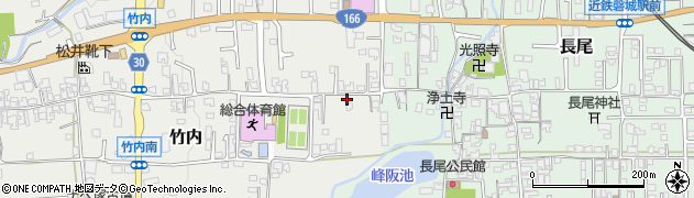 奈良県葛城市竹内709周辺の地図