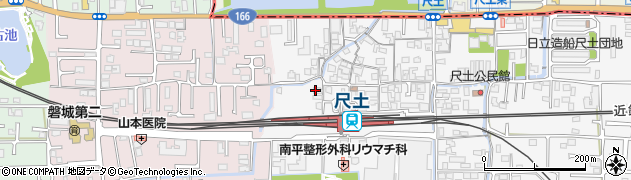 奈良県葛城市尺土242周辺の地図