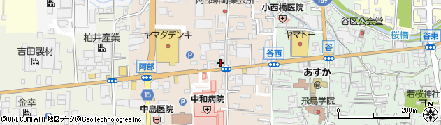 奈良県桜井市阿部365周辺の地図