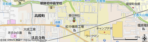 奈良県橿原市出合町144周辺の地図