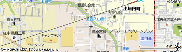 奈良県橿原市膳夫町490周辺の地図