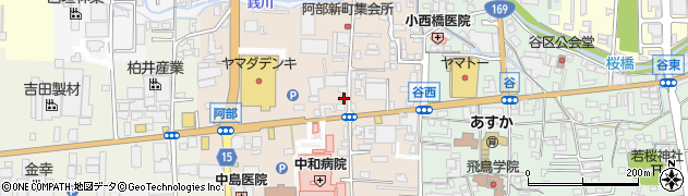 奈良県桜井市阿部366周辺の地図