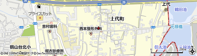 大阪府和泉市上代町767周辺の地図