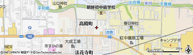 奈良県橿原市法花寺町81周辺の地図