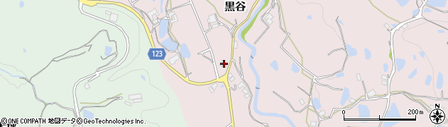 兵庫県淡路市黒谷1237周辺の地図
