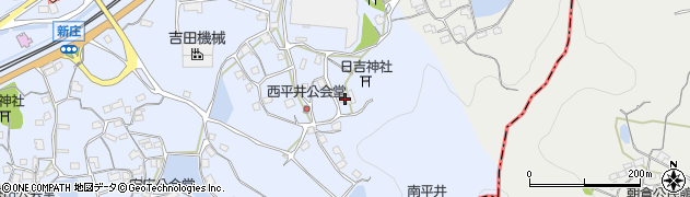 岡山県浅口郡里庄町新庄1658周辺の地図