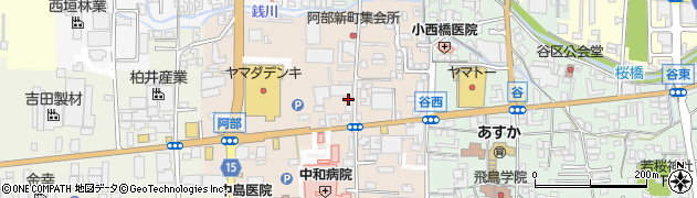 奈良県桜井市阿部367周辺の地図
