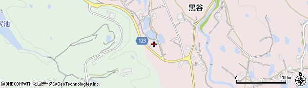 兵庫県淡路市黒谷1533周辺の地図